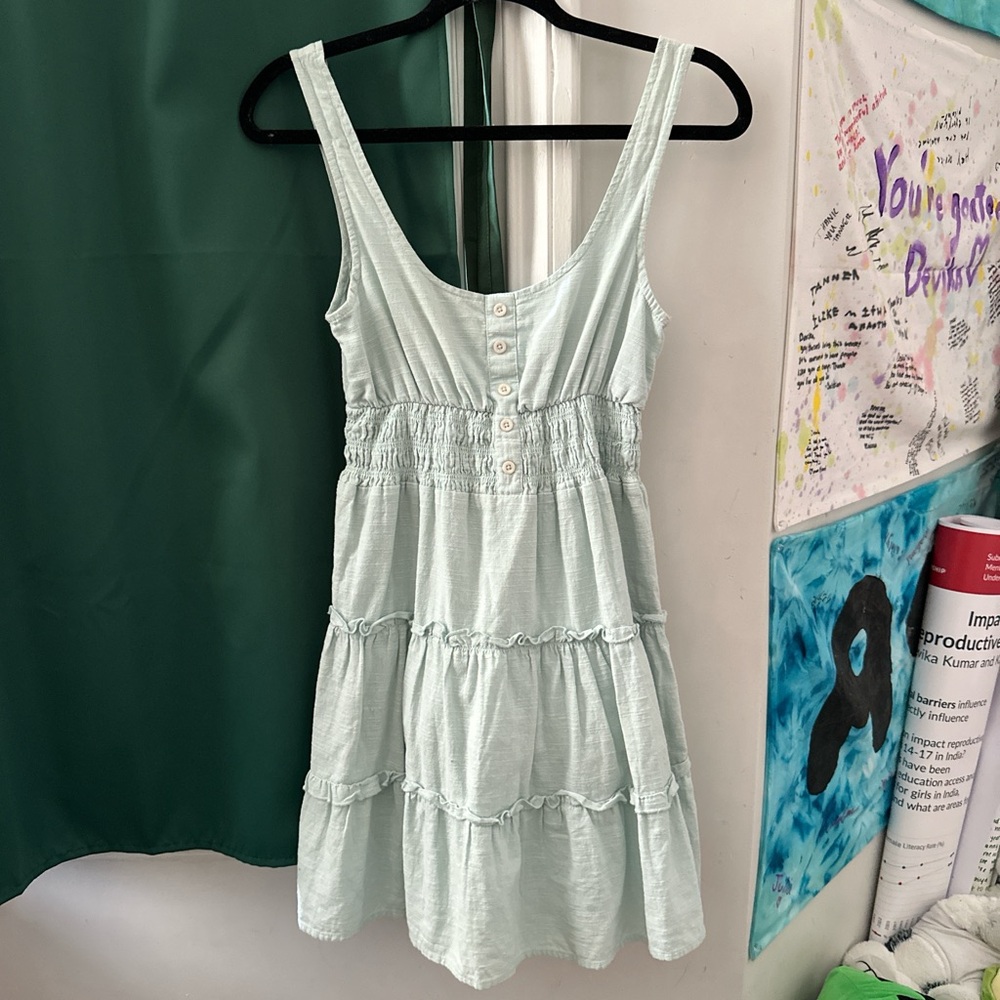 Urban Outfitters Mint Green Mini Dress